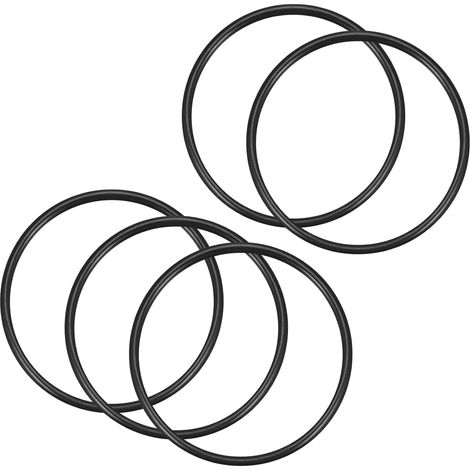 75x68x0.2cm Nitrile Rubber O-Rings 5 Pieces Round Black (1/5)