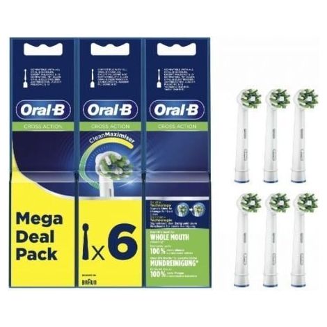 RECAMBIO ORAL B PACK 6 CROSSACTION
