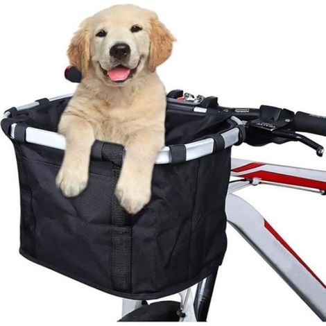 Panier À Vélo - Tissu Oxford - Alliage D'aluminium - Pour Transport Animal De Compagnie - 1 Pièce (1/4)