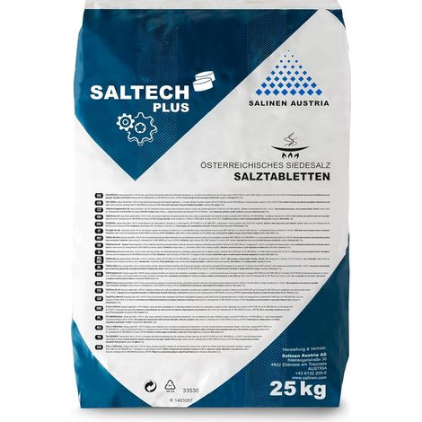 25kg Sack Salztabletten für Wasserenthärtung, Regeneriersalz, Enthärtersalz (1/5)