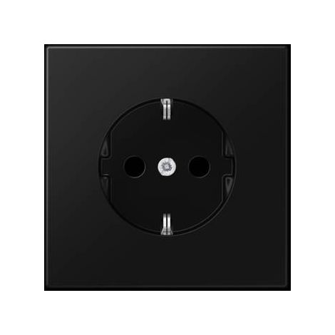 Prise allemande 16A 250V noir mat JUNG LS1521KISWM