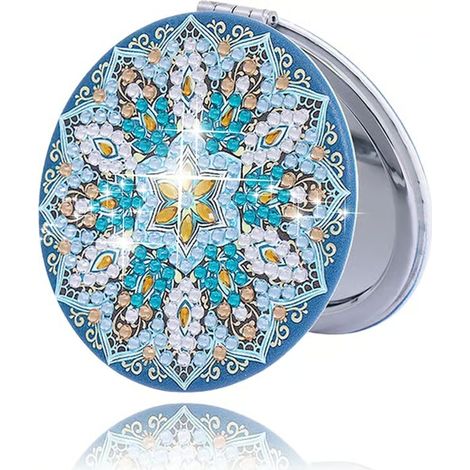 Miroir de poche mini maquillage DIY Diamond Painting, Port, ZQKLA (1/5)