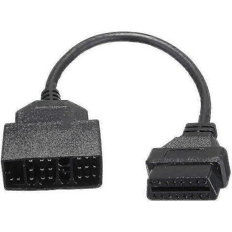Adapterkabel für Toyota-Diagnosescanner – OBD1 22-polig auf OBD2 16-polig (schwarz)