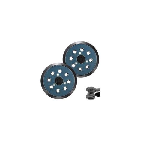 2Pcs Plateau Ponceuse pour Makita 125mm, Plateau de Ponçage 8 trous pour Makita BO 5010, 5030, 5031, 5041, DeWalt DW420, DW421, Porter Cable 390, 382, 343 (1/5)