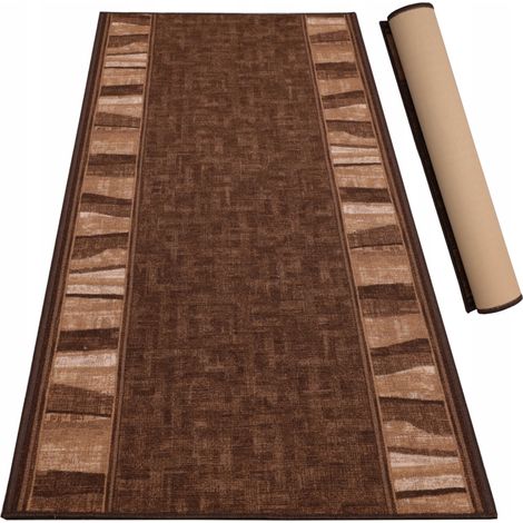 [5] ZORRO MARRONE Tappeto antiscivolo 100x150cm D7537 (1/5)