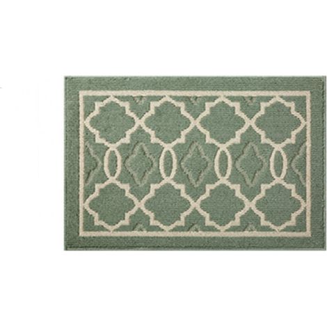 Tapis d'entrée - Tapis de sol - Polypropylène et TPR - Rectangulaire - Absorbant et lavable - Tapis de séchage - Tapis antidérapant - Tapis d'entrée - Tapis de bain - Pour une utilisation intérieure o (1/5)