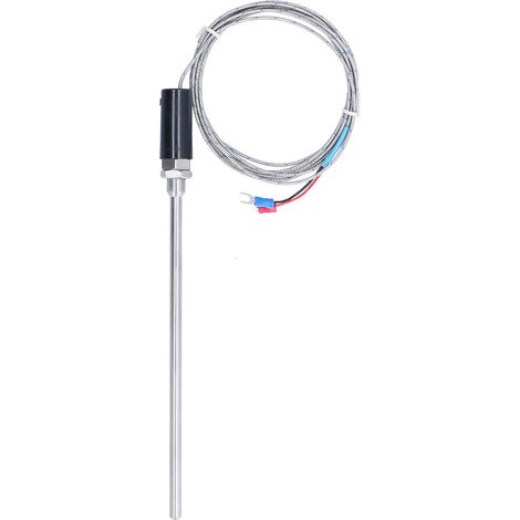 Thermocouple Sensor K Type Temp Tools Stainless Steel Industrial Accessories 0‑600℃ WRNT‑011 Meter