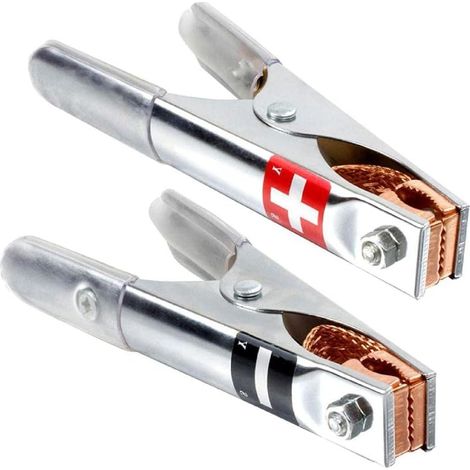 Jiajia AI, Pinces Batterie Pinces Crocodiles Pinces Chargeur Batterie Voiture, 2 Pièces pour jardin, terrasse (1/5)