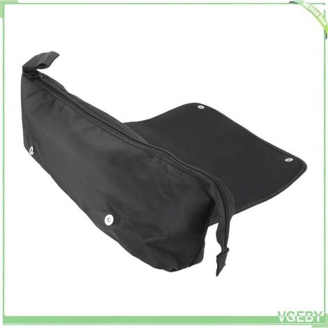 Sac de voyage pour outils capillaires - FAFEICY - 2 en 1 - Protection thermique - Néoprène noir (1/5)