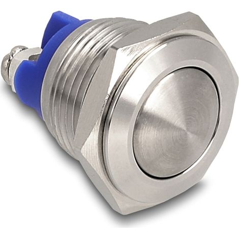 Delock Pulsador para InstalaciÃ³n 16 mm 2 x Tornillo Terminal actuador abovedado