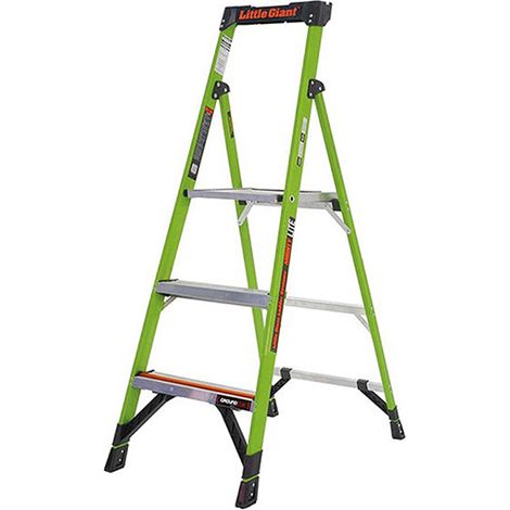 Elektrische isolierte Stehleiter - Maximale Arbeitshöhe 3.14m - LIG-15366
