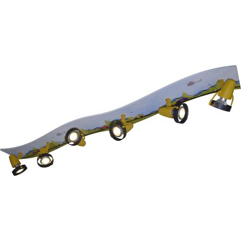Coole Strahlerleiste XXL 6 Spots schwenkbar Deckenstrahler für optimales Licht (1/4)