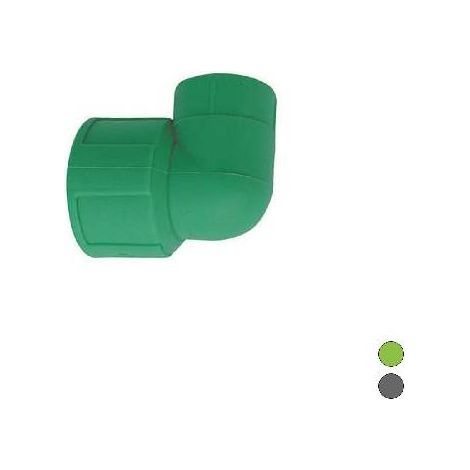 COUDE FILETÉ FEMELLE EN POLYPROPYLÈNE Dimensions : 1/2 x diamètre 25