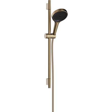 Hansgrohe Rainfinity - Set doccetta, asta e flessibile, 3 getti, bronzo spazzolato 28745140 (1/2)