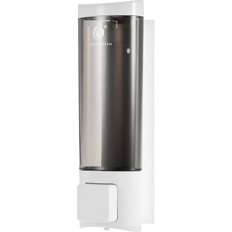 Wall-Mounted Soap Dispenser, Shower Gel Dispenser, No-Drill Shower Soap Dispenser, Manual Soap Dispenser, Two Installation Methods, ABS (1 x 200 ML) (1/5)