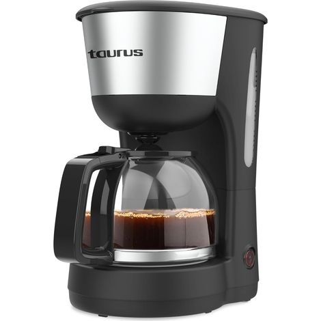 Cafetière filtre 12 tasses inox avec mousseur à lait