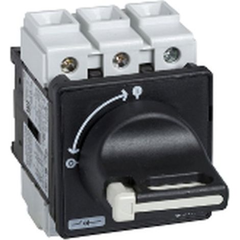 Interruptor seccionador TEYS VARIO 12A 3P 690V AC con mando rotativo y IP65