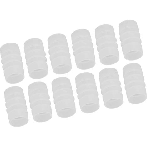 12 raccords de tuyau en plastique PP à diamètre égal, embout cannelé, accessoires de connexion directe 32 à 32 (1/5)