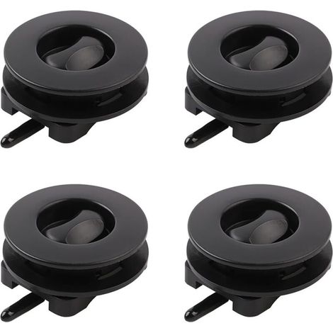 Lntyq 4 Pcs Clip Universel pour Tapis, Pinces De Fixation pour Tapis De Sol De Voiture, Clip De Fixation Oeillet Tapis, Clip De Fixation De Boucle Antidérapante Adapté Au Pied De Tapis
