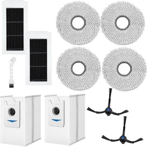 Accessoires pour Ecovacs Deebot X5 Omni, X5 Pro - AQSACOKIYA - Lot de 11 (1/4)