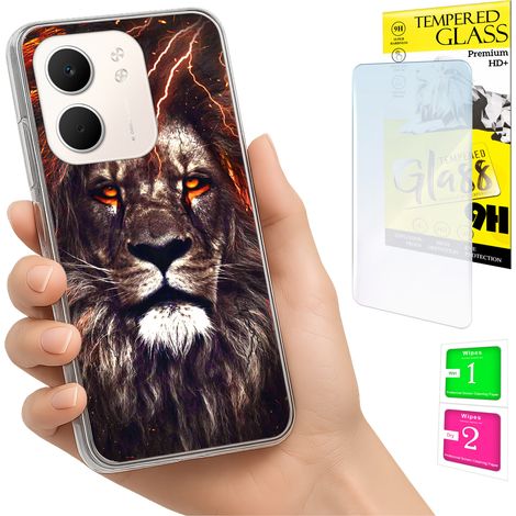 Funda para Oppo A5X Photo con tapa trasera y cristal 9H (1/5)