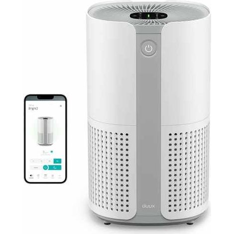 Luftreiniger - Duux - Bright 2 - 210 CADR - 42m² - Ionisator - Luftqualitätsindikator - Weiß (1/5)
