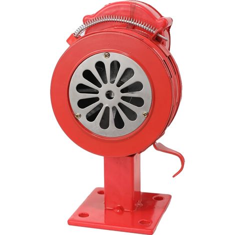 Handkurbelalarm, Aluminiumlegierung, Höhe 23 cm, Außendurchmesser 11,5 cm, Schallausgabe 110 ± 2 dB, Übertragungsreichweite 1000 Meter (1/5)