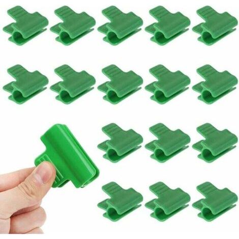 Couverture Rangée Films, Clip de Serre, Clip de Film de Serre, Couverture Rangée Film Serre, Clip Cerceau Tunnel de Filet en Plastique 41cm 30Pcs Vert (1/4)