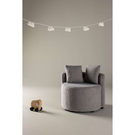 Kelso canapé pour enfants teddy gris. (1/5)