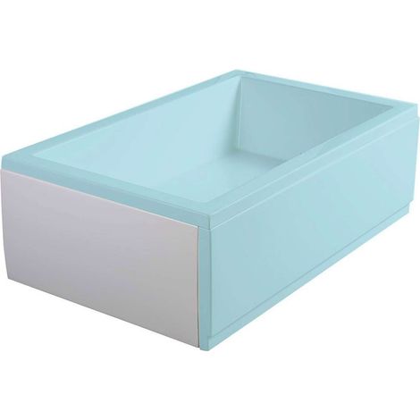 Polysan Deep Plain - Panel lateral 90, 90x36 cm, blanco 89781 (1/3)