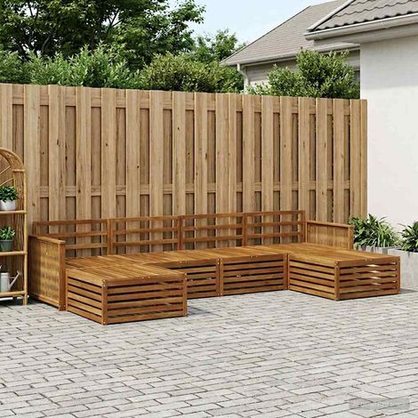 vidaXL Outdoor Sofa Set 6 pcs Solid Acacia Wood (1/5)