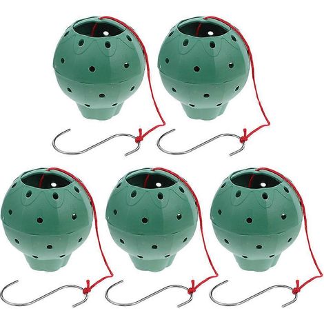 Pot de fleurs vert à plusieurs ouvertures pour plantes succulentes, lot de 5 pots suspendus (1/5)