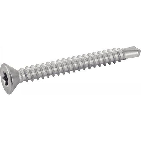Vis autoperceuses tête fraisée six lobes - Inox A2 5,5x45 mm - Boîte de 200 (1/3)