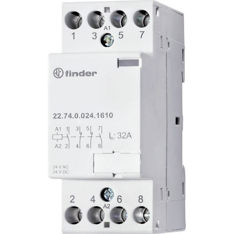 Finder 22.74.0.230.1310 Installationsschütz 4 Schließer 230 V 1 St. (1/2)