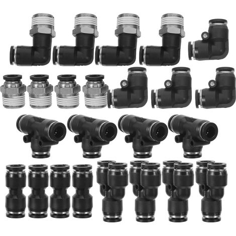 Kit de connecteurs pneumatiques PACKOVE avec 24 raccords (1/5)