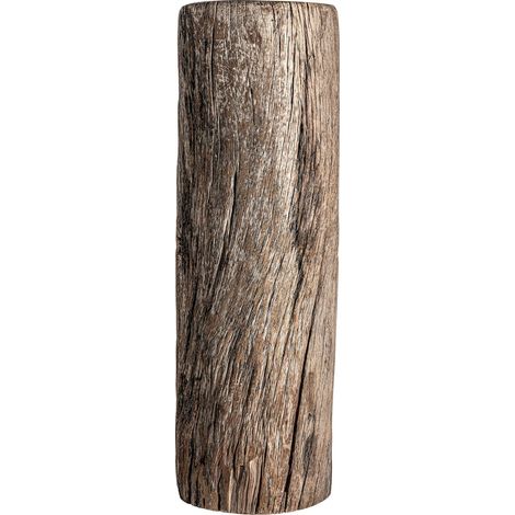 Table d'appoint rustique en bois exotique Vical - Marron chaud tropical en bois exotique (1/3)