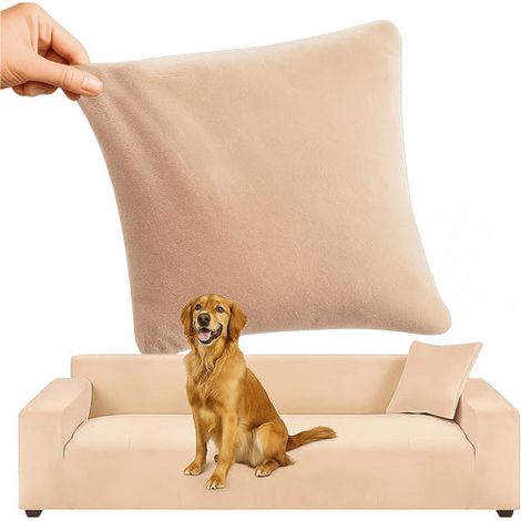 Copridivano beige elasticizzato 190 230 cm
