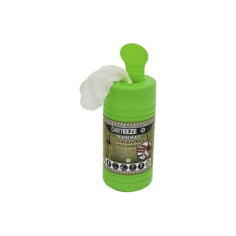 Paños de limpieza húmedos  fibras de bambú  para manos y (1/4)