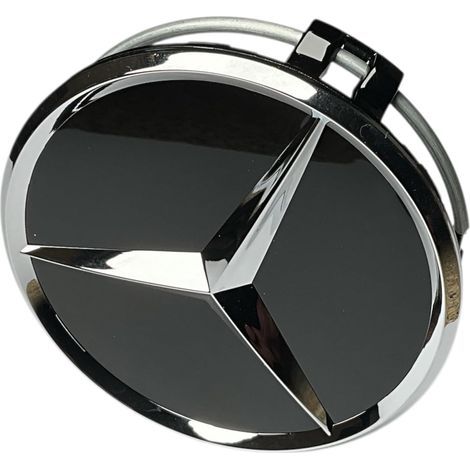 1 x Tapacubos de rueda, Color Negro Original compatible avec Mercedes-Benz,B66470200 (1/4)
