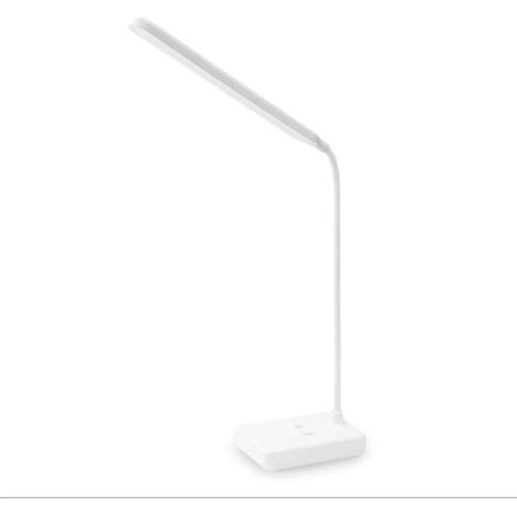 Lampe de bureau LED multifonctionnelle avec protection oculaire, lampe de lecture portable pour la maison, le bureau et la chambre à coucher 1901, double fonction chargement et branchement (1/5)