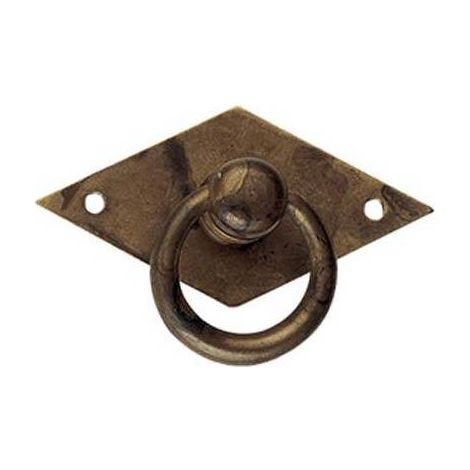 TIRADOR PARA MUEBLES '12230' 50x33 mm - Latón antiguo