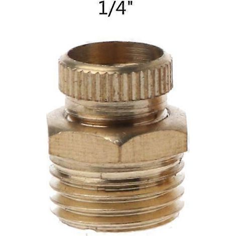 Raccords NPT pour réservoir de compresseur d'air 1/4", 3/8" 1/2", filetage mâle en laiton, soupape de sécurité de purge d'eau, pièce de rechange