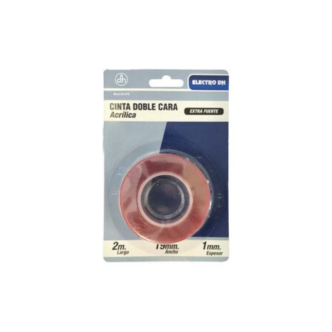 Cinta Doble Cara Acrilica 19mm X 2 Metros