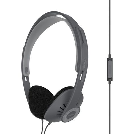 KOSS KPH30iK Auriculares con Cable y Micrófono, Cascos de Diadema Abiertos, Headphones On Ear Control Remoto  Negro (1/5)
