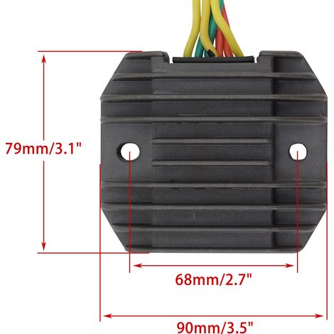 The voltage regulator and rectifier are suitable for NINJA ZX-6R ZX636 2005-2006 21066-0016 (1/4)