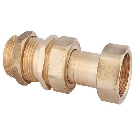 JS WZ-ANSCHLUSSVERSCHR. AUSGANG   QN 2,5 x 3/4",MESSING,OESTEREICH