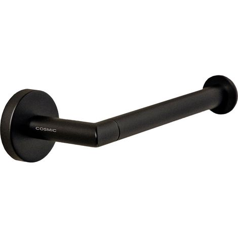 COSMIC Toilet roll holder, Matt black, Hidden fixings, Start Collection