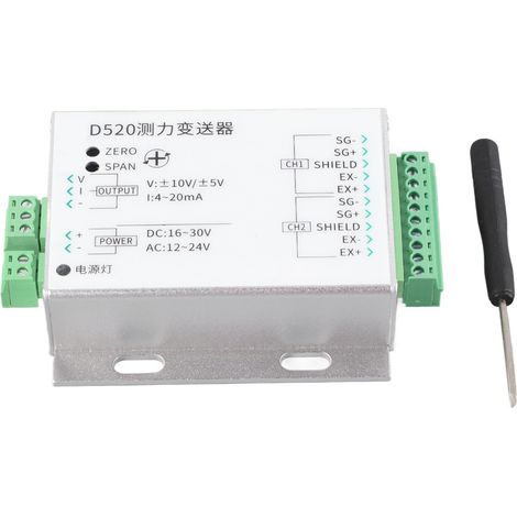 Capteur de pression transmetteur 2 en 1 sortie 1630VDC 1224VAC mesure de force 0-±10V (1/5)