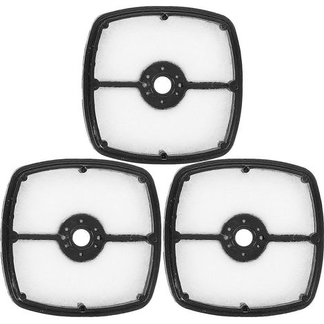 Lot de 3 filtres à air et à carburant pour moteur de tondeuse à gazon - Accessoires pour tondeuse - Filtre à air de rechange pour équipements de jardinage (1/5)