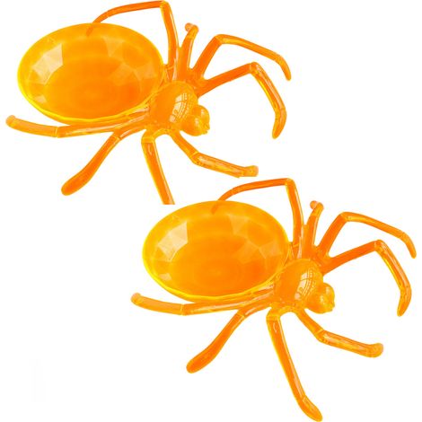(2x Assiette à Bonbons Halloween Araignée Plateau à Fruits Reutilisable pour Décor de Fête Accessories Halloween Pratique pour Snacks and Desserts (1/5)